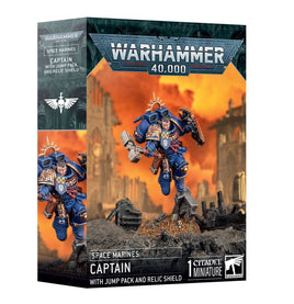 Warhammer 40,000 Space Marines Captain With Jump Pack And Relic Shield Building Set