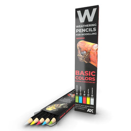 AK Interactive Weather Pencils For Modelling Basic Colors Set