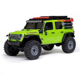 Axial 1/30 SCX30 Jeep Wrangler JLU 4X4 RTR Brushed Rock Crawler (Battery & Charger Included), Green AXI2261