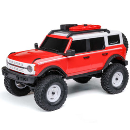 Axial - 1/24 SCX24 Ford Bronco Heritage Edition 4X4 RTR Brushed Rock Crawler (Battery & Charger Included), Red AXI00006V2T6