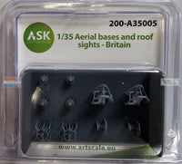 1/35 Aerial Bases and Roof Sights - British