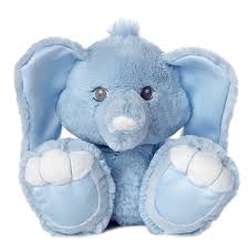 Aurora Baby Taddles Elephant Blue 10 Inch Plush Figure