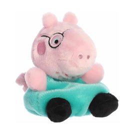 Aurora Palm Pals Peppa Pig Daddy Pig 5 Inch Plush Figure
