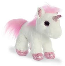 Aurora Pink Unicorn 12 Inch Plush Figure