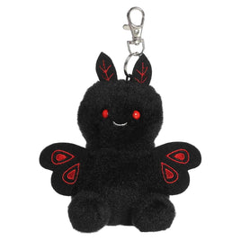 Aurora Palm Pals Mortimer Mothman 4 Inch Plush Figure Clip On