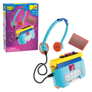 Brickcraft MTV Cassette Player Walkman Building Set