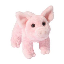 Douglas Buttons Pink Pig 6 Inch Plush Figure