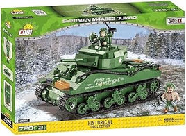 COBI Toys WWII Historical Sherman M4A3E2 Jumbo Building Set