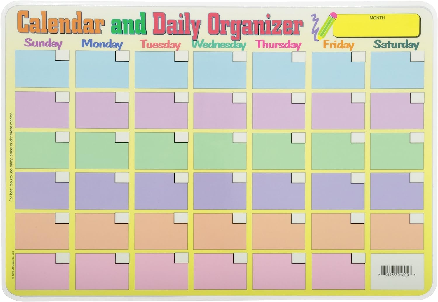 Calendar Chores Chart Placemat Eugene Toy Hobby calendar-chores-chart-placemat-eugene-toy-hobby