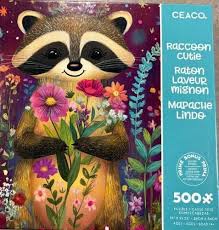Ceaco Raccoon Cutie 500 Piece Puzzle