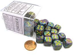 Chessex 12mm D6 Set Dice 36 Count CHX27850