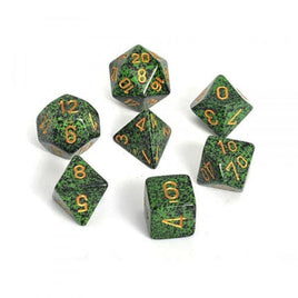 Chessex 7 Set Polyhedral Dice Speckled Golden Recon CHX25335