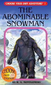 Choose Your Own Adventure Abominable Snowman Book Graphic Novel