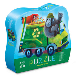 Crocodile Creek Go Gorilla 12 Piece Shaped Jigsaw Puzzle