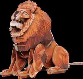 Makebug Voices Of Nature Lion 3D Kraft Paper Puzzle