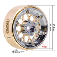 INJORA 1.3" ModuWheel -4.05mm Offset Wheels for Micro Crawlers INJYQW-MW1308SR