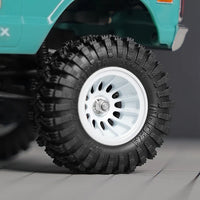 INJORA 0.7" D19 Deep Dish Brass Wheels for 1/30 SCX30 (W7015) INJW7015