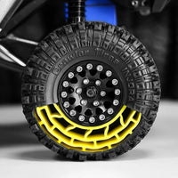 INJORA 1.0" 57*22mm Rock Terrain Tires & Silicone Rubber Inserts Combo (4) INJYQT-1005-1056YE