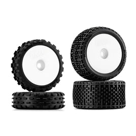 INJORA Unglued Pin Buggy Tires & Wheels for 1/24 Losi Micro-B INJMBT03