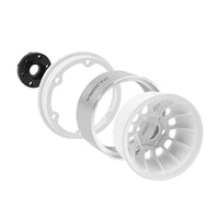 INJORA 1.9" Turbine Deep Dish Wheels for 1/10 RC Crawler (W1915) INJW1915WH