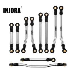 INJORA Stainless Steel High Clearance Links & Steering Links Set for 1/18 HPI Venture18 INJVEN-04SR