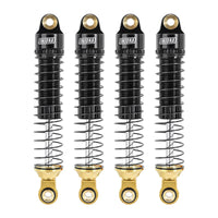 INJORA 59mm Long Threaded Oil Shocks with Brass End for 1/18 TRX4M Upgrade INJ4M-71BK-4