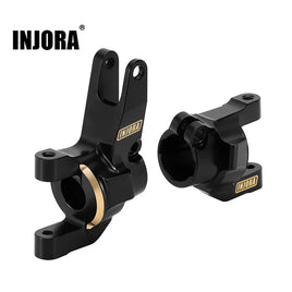 INJORA Black Brass C Hubs for 1/10 Axial SCX10 III CJ7 INJSCX10-3-9BK