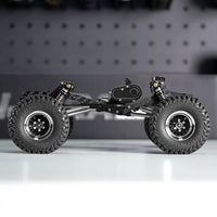 INJORA Carbon Fiber LCG Chassis Kit for 1/24 SCX24, 132mm Wheelbase, 12° Skid Angle INJINC-24S-C