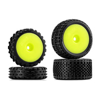 INJORA Unglued Pin Buggy Tires & Wheels for 1/24 Losi Micro-B INJMBT03