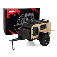 INJORA Off-Road Camping Trailer for 1/18 1/24 RC Crawlers TRX4M SCX24 INJDG-TC10