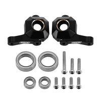 INJORA Black Brass Steering Knuckles for 1/18 HPI Venture18 INJVen-09BK