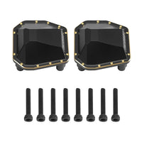 INJORA Brass Diff Covers for 1/10 SCX10 III CJ7 AR45 Axle Motobilt INJSCX10-3-10