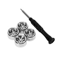 INJORA 0.7" D19 Aluminum Wheels for 1/30 SCX30 (W7013) (4) INJW7013SR-19