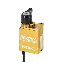 INJORA High Torque N30 PRO NANO Servo with Servo Saver for 1/30 SCX30 (Brass) INJS-N30PRO-B