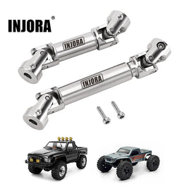 INJORA Stainless Steel Center Drive Shafts for 1/18 HPI Venture18 HobbyPlus CR18P INJVEN-02SR