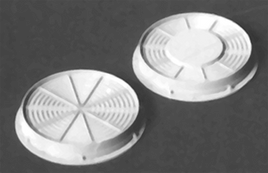 Detail Associates 2003 Cooling Fans (4) -- 48" Flat Top - Dynamic Brake, HO Scale