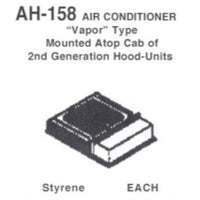 Details West 158 - Air Conditioner: "Vapor" Type, Cab Roof Mount - HO Scale
