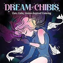 Dover Dream Of Chibis Cute Calm Anime Coloring Book