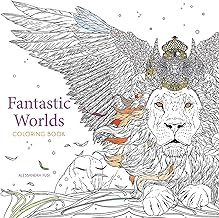 Dover Fantastic Worlds Coloring Book