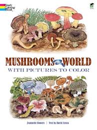 Dover Mushrooms Of The World Coloring Book