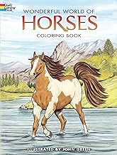 Dover Wonderful World Of Horses Coloring Book