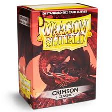 Dragon Shield Crimson Classic 100 Count Card Sleeves