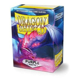 Dragon Shield Purple Matte 100 Count Standard Sleeves