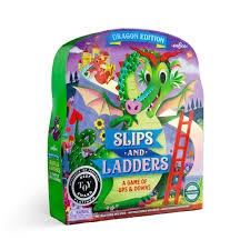 Eeboo Slips And Ladders Dragon Edition The Game