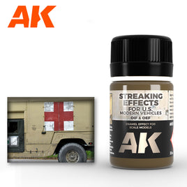 AK Enamel Streaking Effects for U.S. Modern Vehicles