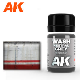 AK Enamel Wash Neutral Grey