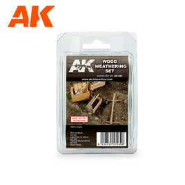 AK Enamel Wood Weathering Set