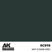 AK Real Colors AMT-12 Dark Grey Lacquer Paint 17mL