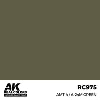 AK Real Colors AMT-4/ A-24m Green Lacquer Paint 17mL