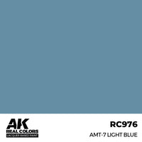 AK Real Colors AMT-7 Light Blue Lacquer Paint 17mL